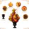 Glitzhome® 24" Fall Maple Leaf Urn Table Tree